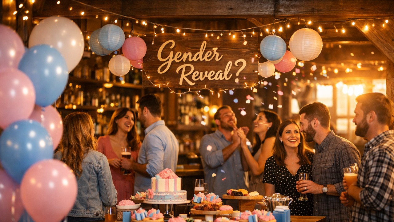 Gender reveal celebration 2
