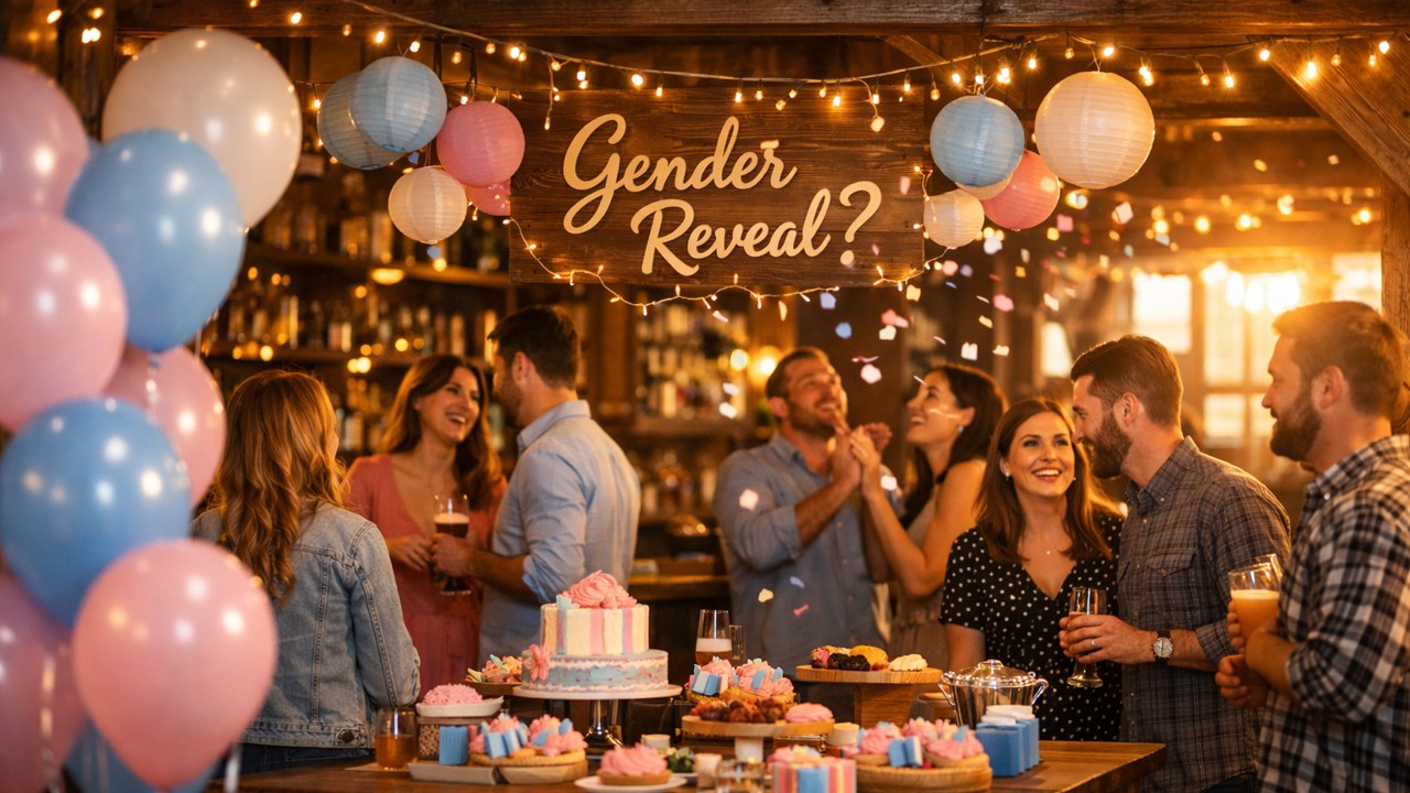 Gender reveal celebration 3