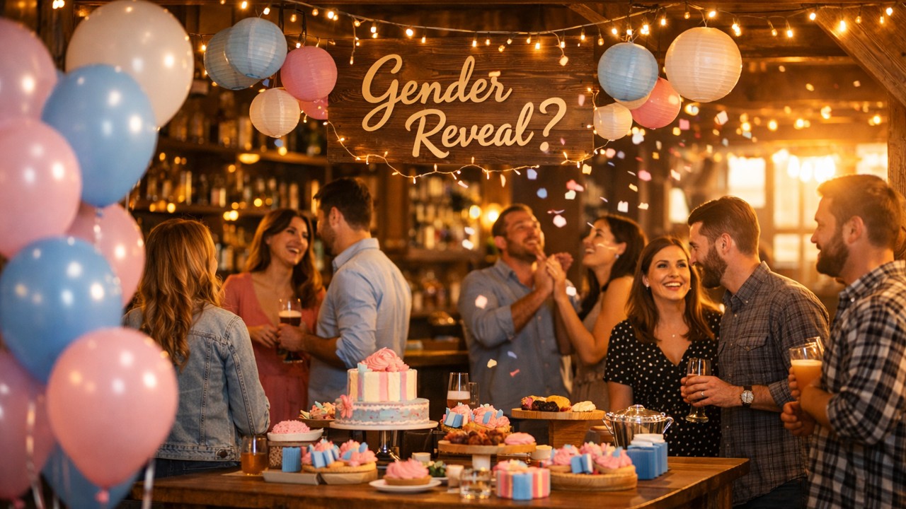 Gender reveal celebration 4