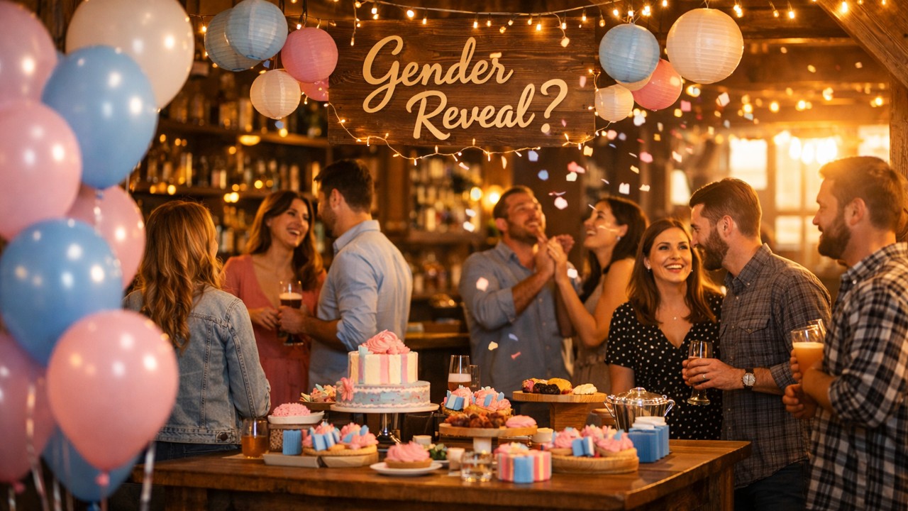 Gender reveal celebration 5