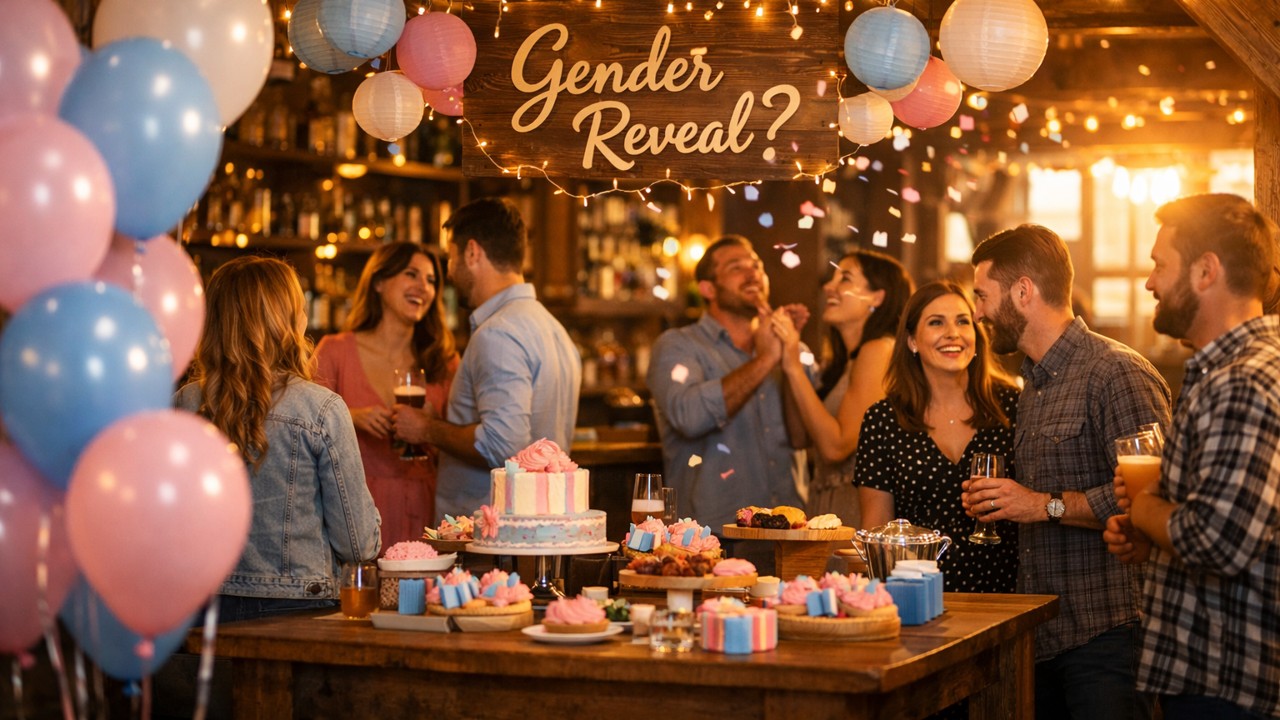 Gender reveal celebration 6